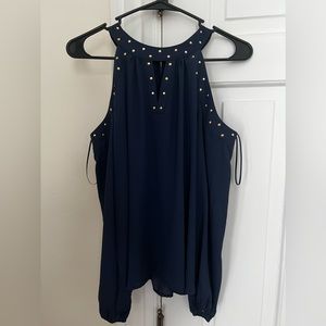 Navy blue blouse